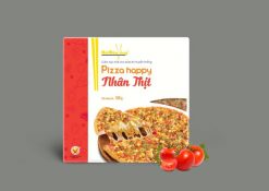 Hình ảnh pizza nhân thịt thương hiệu Đôi Đũa Vàng