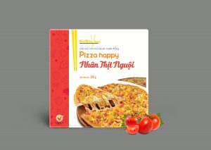 Hình ảnh pizza nhân thịt nguội thương hiệu Đôi Đũa Vàng