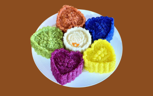 xôi ngũ sắc đôi đũa vàng