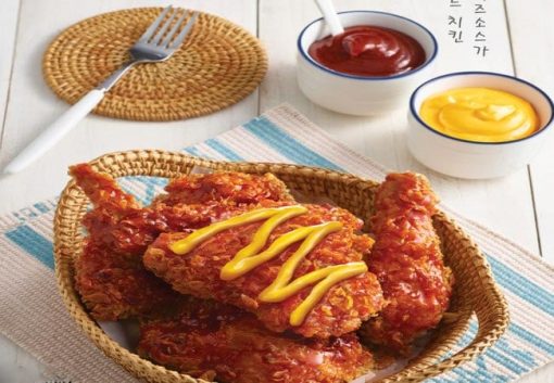 Giòn rụm má đùi gà sốt phomai